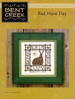 Bent Creek Bad Hare Day BC1091 easter cross stitch pattern