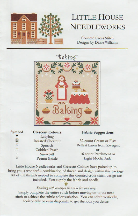 Little House Baking cross stitch pattern