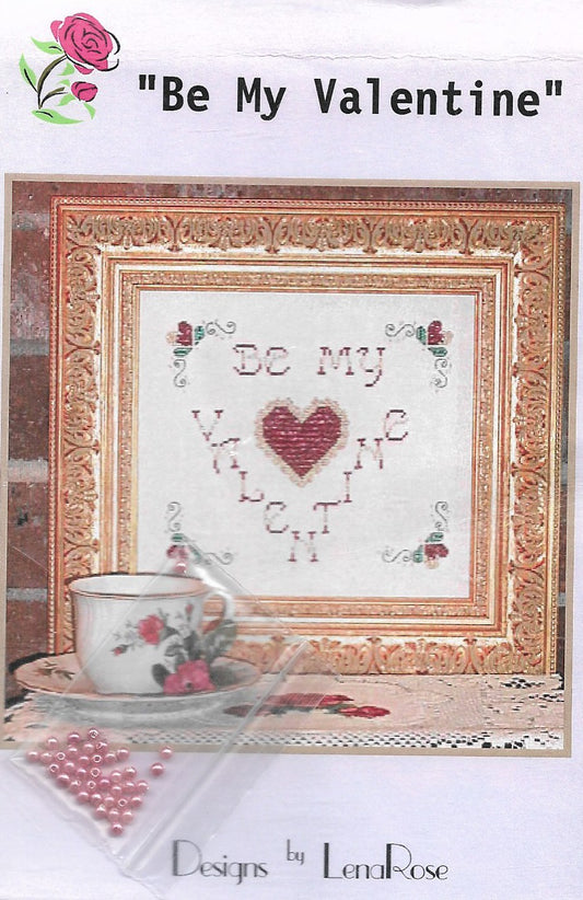 LenaRose Be My Valentine cross stitch pattern