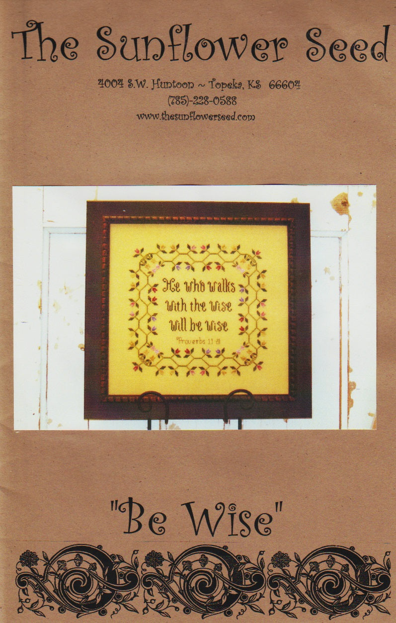 Be Wise pattern – Sandra's Stitch Stash