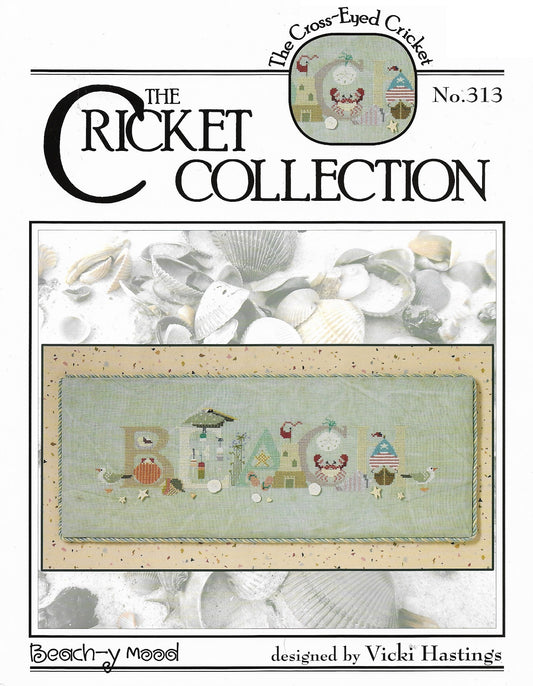 Cricket Collection Beach-y Mood CC313 cross stitch pattern