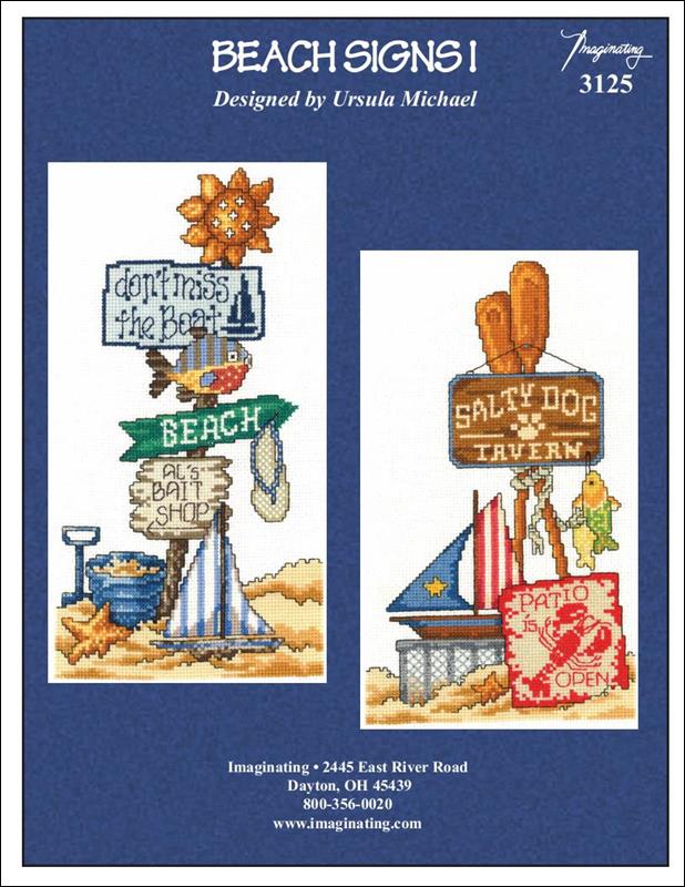 Imaginating Beach Signs I 3125 cross stitch pattern