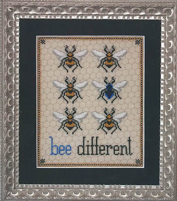 Blackberry Rabbit Bee Different cross stitch pattern