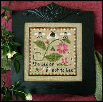 Little House Needlework Bee Sampler cross stitch pattern