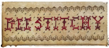 Lucy Beam Bee Stitchy cross stitch pattern