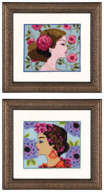 Nora Corbett Bella Rose & Bella Hydrangea, NC237 cross stitch pattern