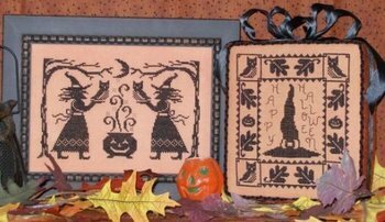 Waxing Moon Bewitched 140 halloween cross stitch pattern