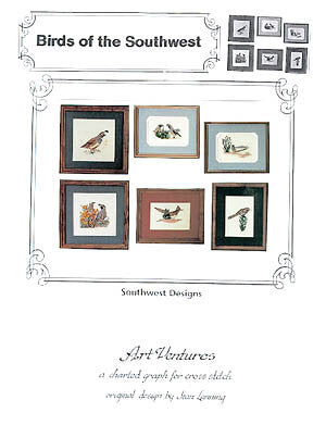 ASrtVentures Birds of the Southwest cross stitch pattern