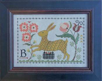 La-D-Da B is for Bunny cross stitch pattern