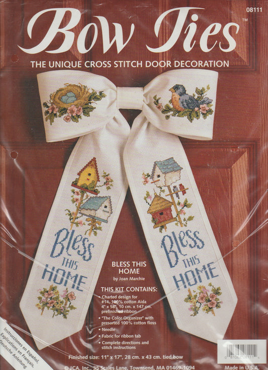 JCA Bless This Home 08111 cross stitch kit