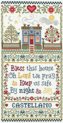 Imaginating Bless This House Sampler 3349 cross stitch pattern