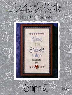 Lizzie Kate Bless the Graduate LKS27 cross stitch pattern