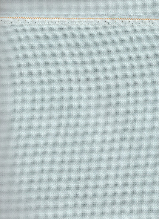 Zweigart Aida 18ct 18x21 Blue Cashmere cross stitch fabric