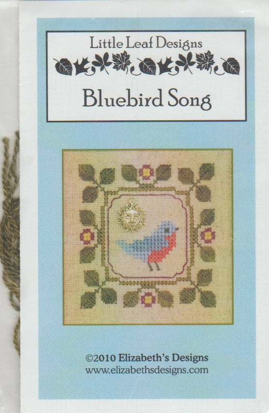 Elizabeth's Designs Bluebird Song Little Leaf Designs cross stitch pattern