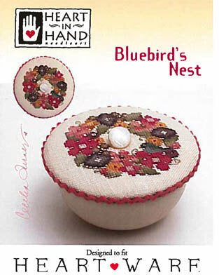 Heart In Hand Bluebird's Nest cross stitch pattern