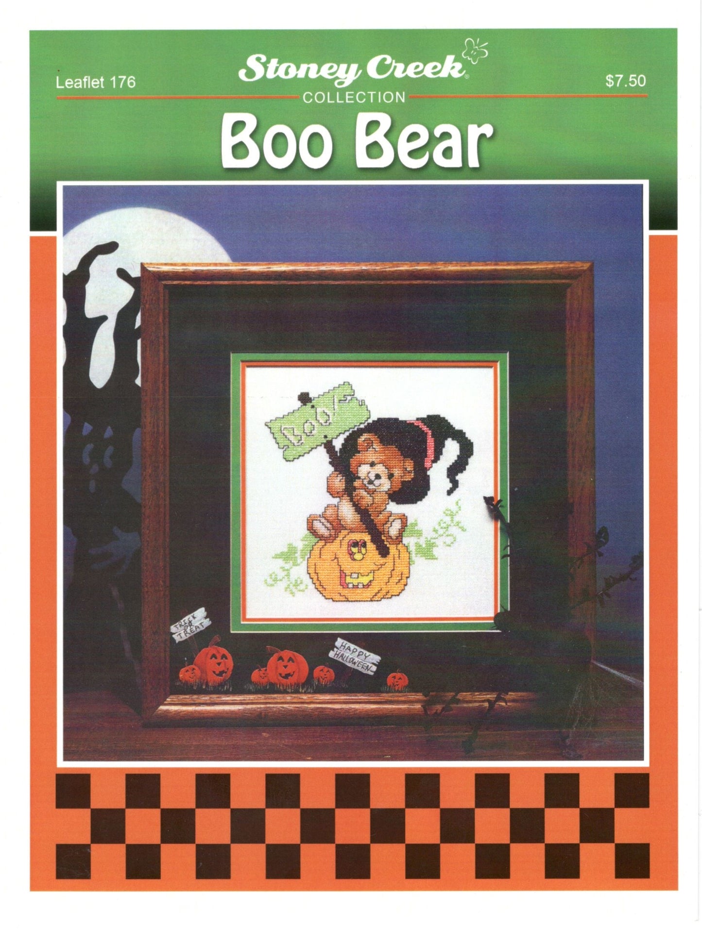 Stoney Creek Boo Bear LFT176 cross stitch booklet