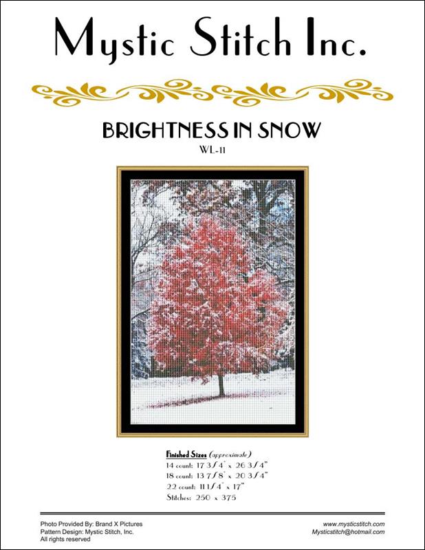 Mystic Stitch Brightness in Snow WL-11 cross stitch pattern