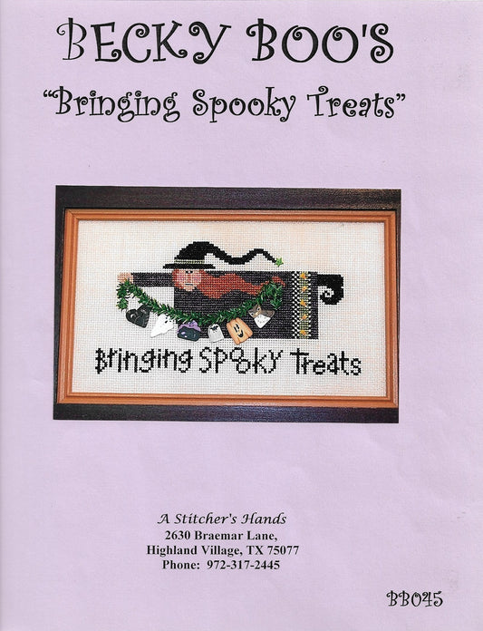 A Stitcher's Hands Becky Boos Bringing Spooky Treats cross stitch pattern