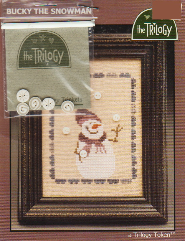 Trilogy Bucky The Snowman cross stitch pattern