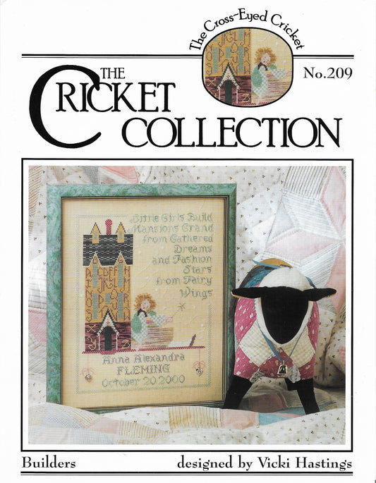 Cricket Collection Builders CC209 girls cross stitch pattern