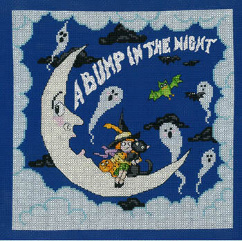 Imaginating A Bump in the Night 3266 halloween cross stitch pattern