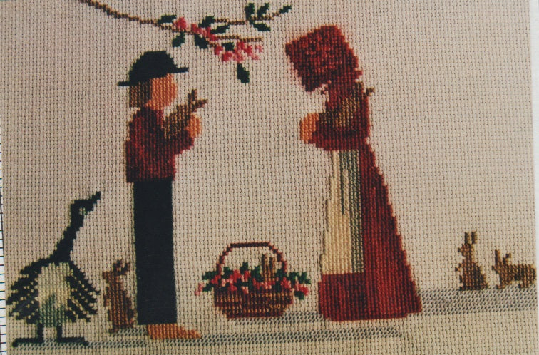 Diane Graebner Bunny Hugs DGX-128 Amish cross stitch pattern