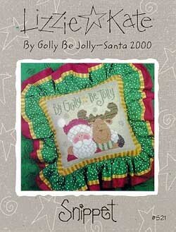 Lizzie Kate By Golly Be Jolly (Santa 2000) S21 christmas cross stitch pattern
