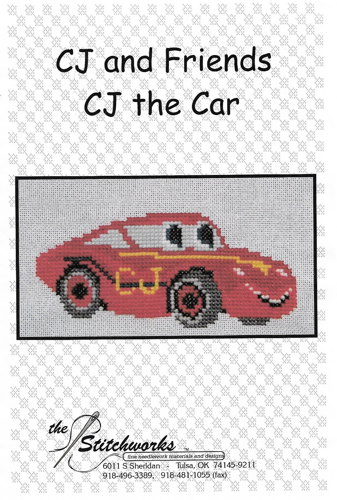 Stitchworks CJ the Car cross stitch pattern