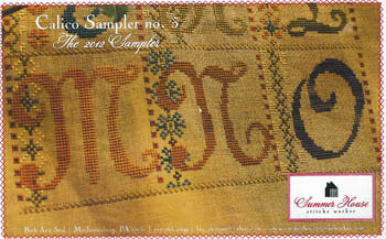 Summer House Calico Sampler no. 5 cross stitch pattern