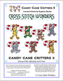 Cross Stitch Wonders Carolyn Manning Candy Cane Critters Combo II Christmas Cross stitch pattern