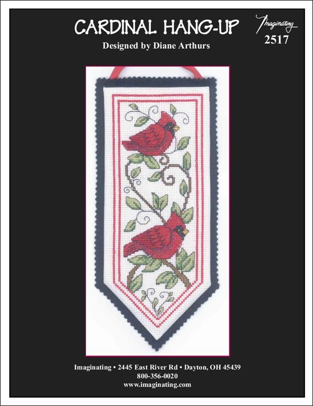 Imaginating Cardinal Hang-up 2517 bird cross stitch pattern