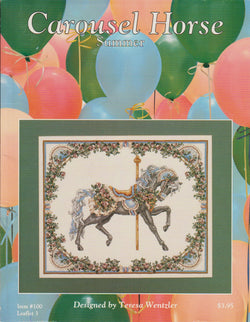 JustCross Stitch Carousel Horse Summer Teresa Wentzler cross stitch pattern