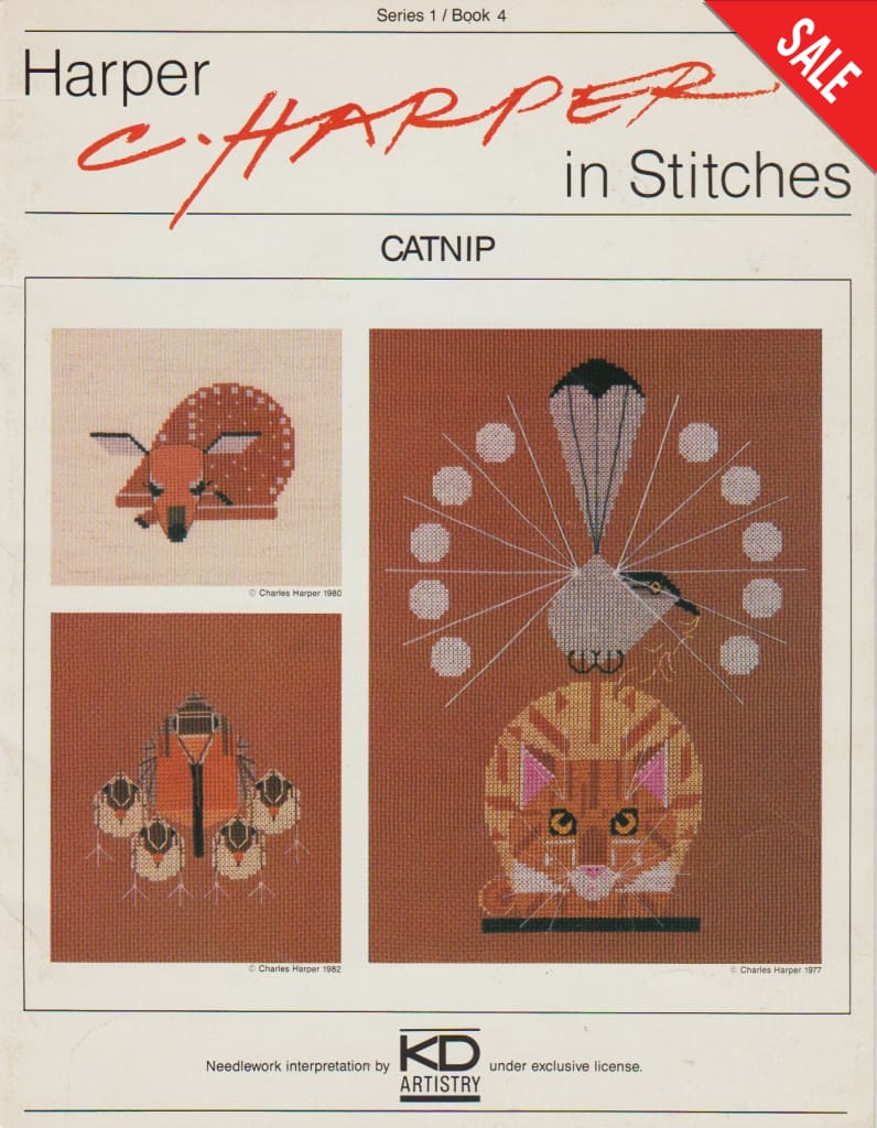 KD Artistry Catnip 4 cross stitch pattern