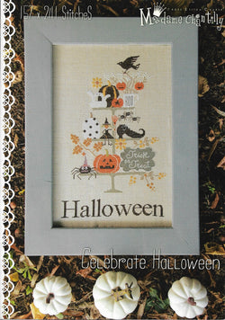 madame Chantilly Celebrate Halloween cross stitch pattern