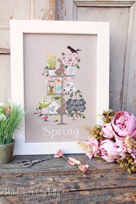 Madame Chantilly Celebrate Spring cross stitch pattern