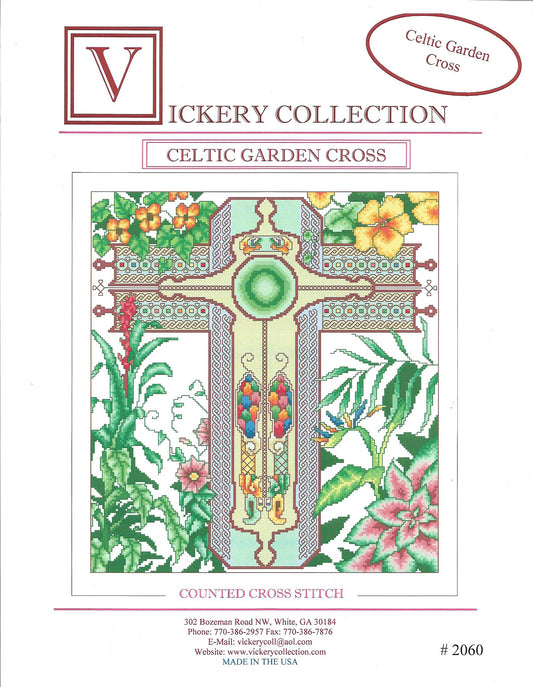 Vickery Collection Celtic Garden Cross 2060 cross stitch pattern