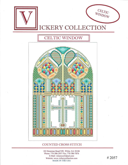 Vickery Collection Celtic Window 2057 cross stitch pattern