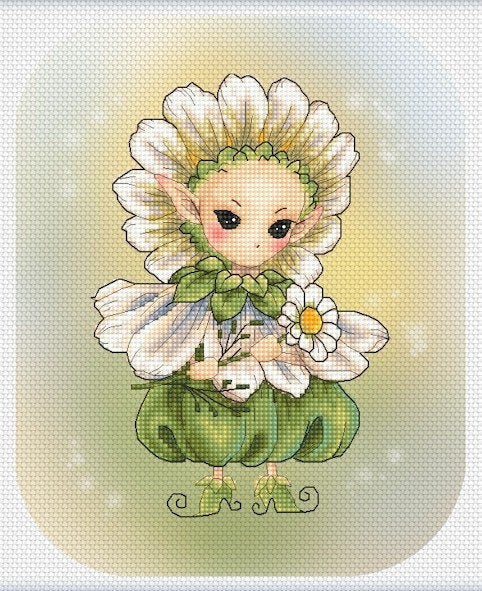 Lena Lawson Chamomile Sprite cross sttch pattern