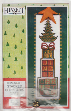 Hinzeit Charmed Stacked Christmas Tree cross stitch pattern