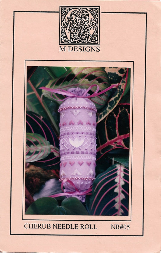 M Designs Cherub Needle Roll cross stitch pattern
