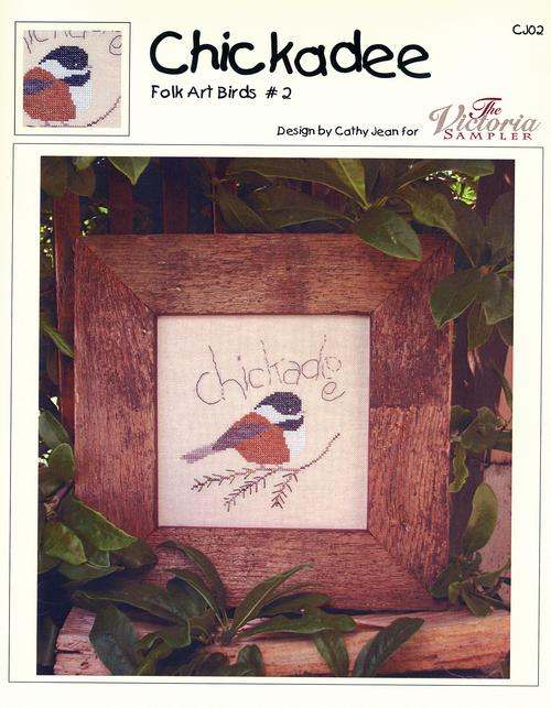 Victoria Sampler Chickadee CJ02 cross stitch pattern