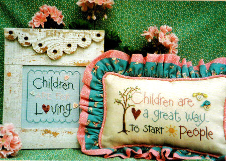 Lizzie kate Children are People cross stitch pattern