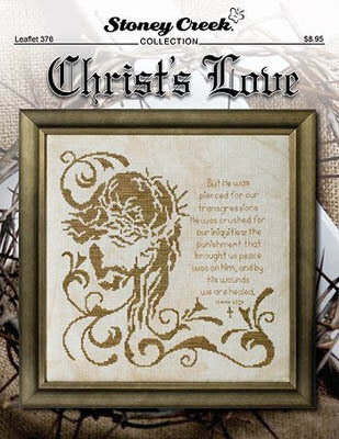 Stoney Creek Christ's Love LFT376 religious cross stitch pattern