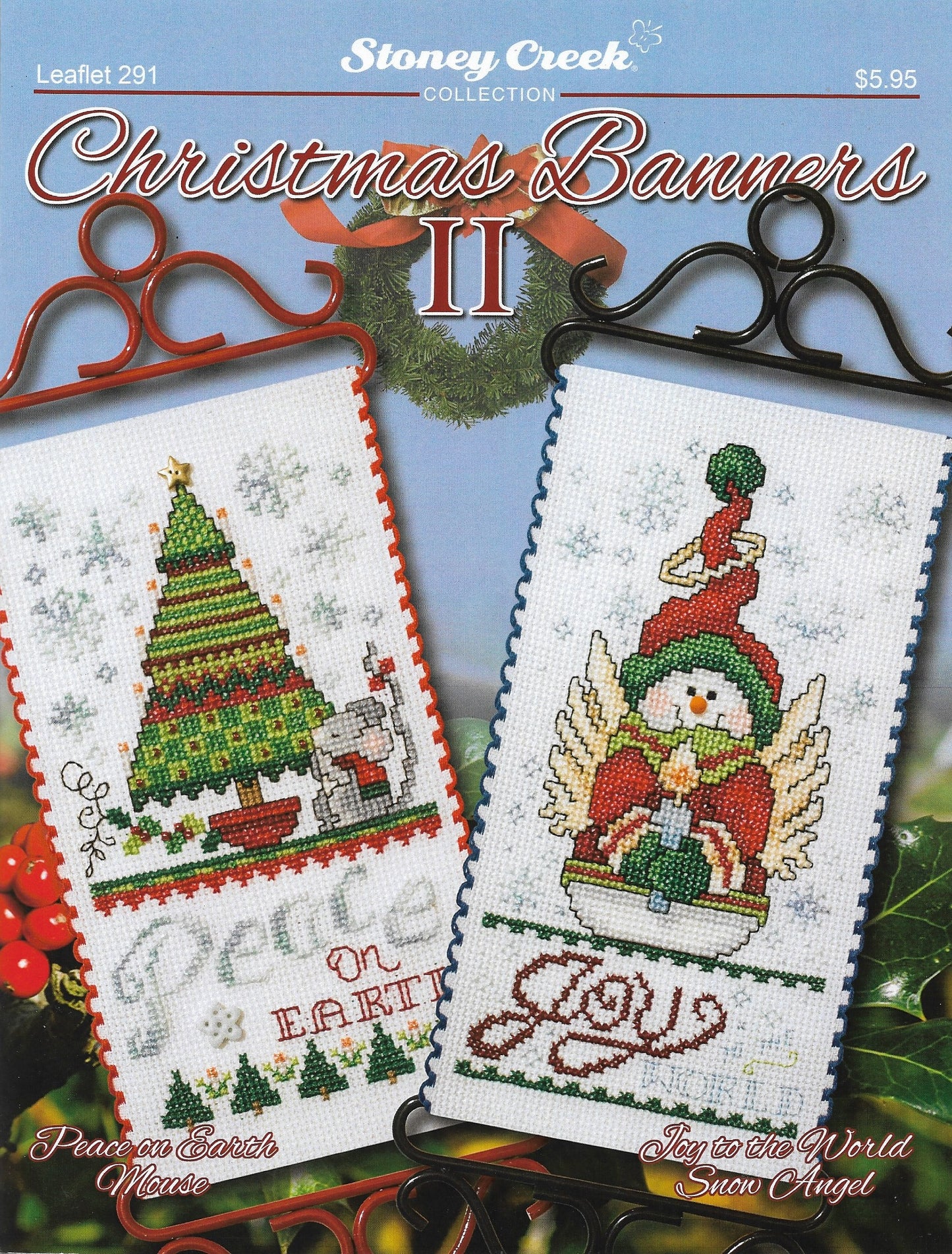 Stoney Creek Christmas Banners II LFT291 cross stitch pattern