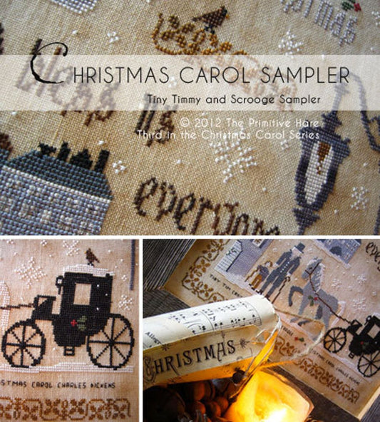 The Primitive Hare Christmas Carol Sampler chross stitch sampler ptter