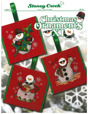 Stoney Creek Christmas Ornaments XI, LFT528 cross stitch pattern