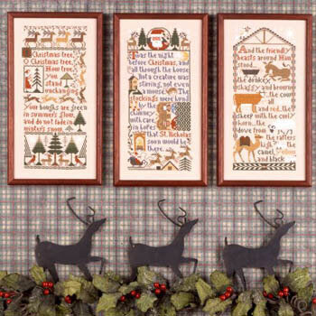 Prairie Schooler Christmas Samplers PS63 cross stitch pattern