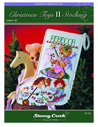 Stoney Creek Christmas Toys II Stocking LFT136 cross stitch pattern