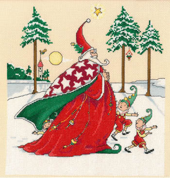 Imaginating Christmas Wizard 3274 cross stitch pattern