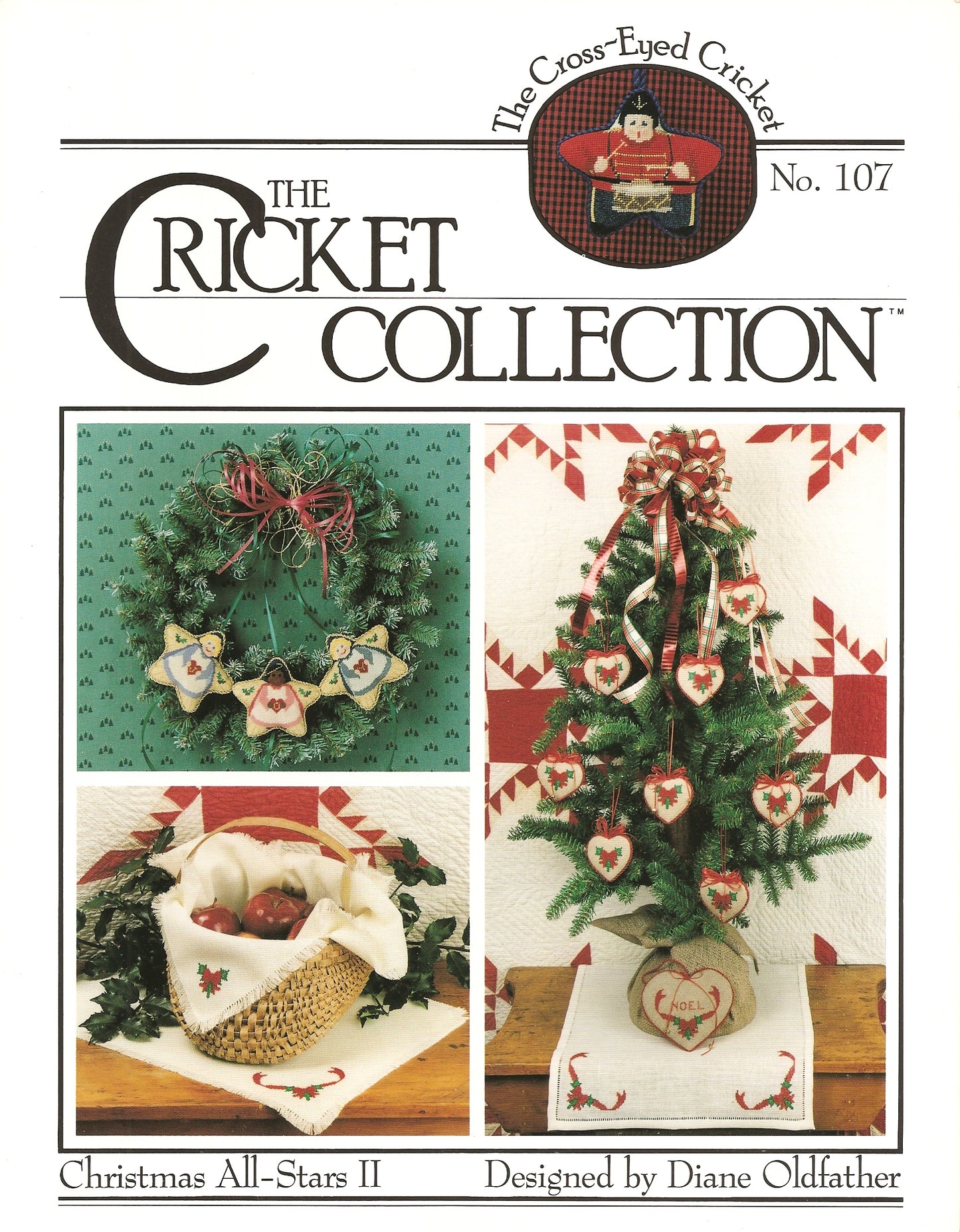 Cricket Collection Christmas All-stars CC107 cross stitch leaflet